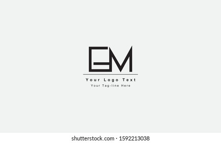 EM ME letter logo. Unique attractive creative modern initial EM ME E M initial based letter icon logo