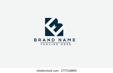 EM, ME Logo Design Template Vector Graphic Branding Element.