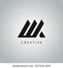 EM ME Modern Creative Alphabet Business Logo Design Vector Icon Template.