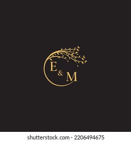 EM nature tree concept in high quality professional design that will print well across any print media