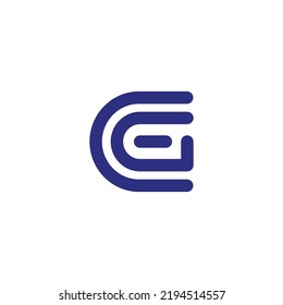 EM technology initials logo icon illustration