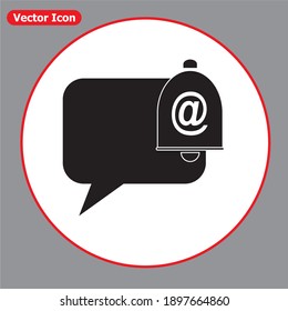 dirección de correo electrónico contacto Icono Vector Ilustración. EPS 10