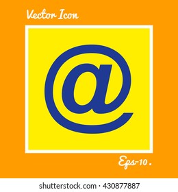 E-Mail Address Icon. Eps-10.