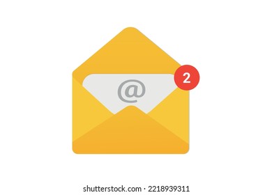 Ilustraciones de vectores de iconos de dirección de correo electrónico
