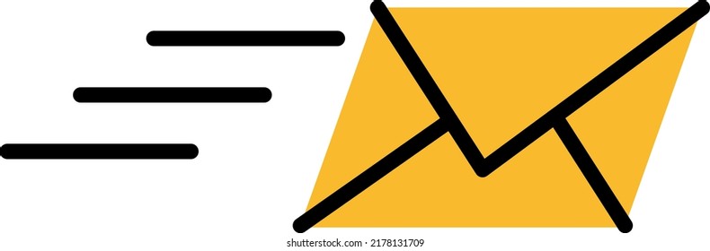 Email ads, illustration, vector on a white background.