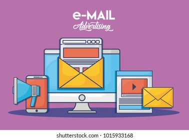 Email advertising design