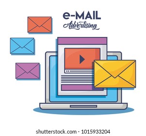 Email advertising design
