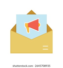 E-Mail-Ankündigung oder Übertragungssymbol