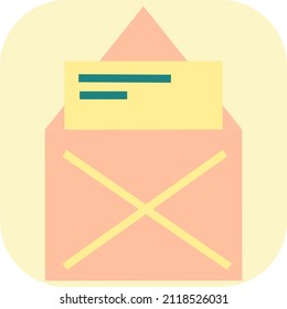 Email app, illustration, vector on a white background.