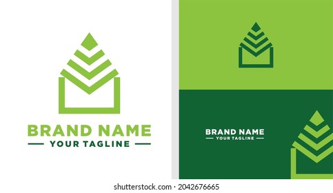 EMAIL APP LOGO GROWTH DIGITAL EDITABLE