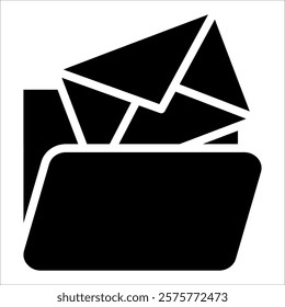 Email Archive Icon Element For Design