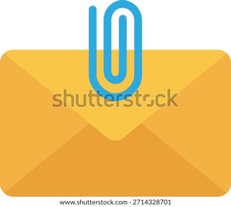 Email with Attachment Icon: Send and Receive Digital Files
