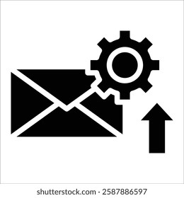 Email Automation Icon Element For Design
