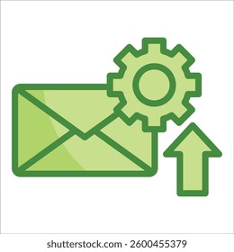 Email Automation Icon Element For Design