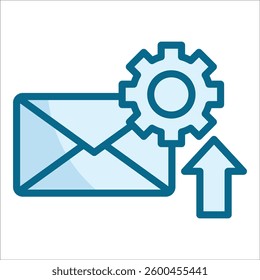 Email Automation Icon Element For Design
