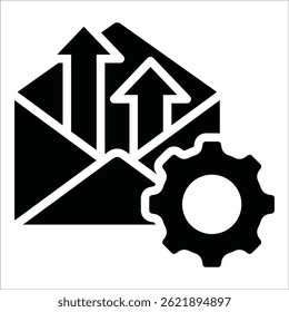 Email Automation Icon Element For Design