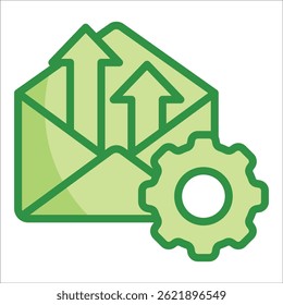 Elemento Ícone De Automação De Email Para Design
