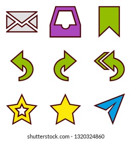 Email Basic Color Icons 