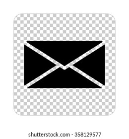 Email  - black vector icon