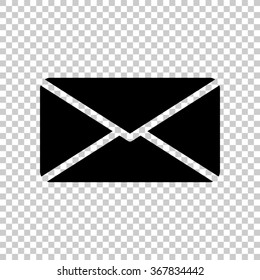 Email -  black vector icon