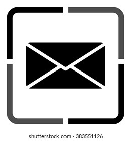 Email  - black vector icon