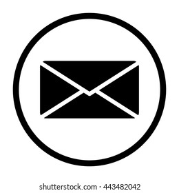 Email  - black vector icon