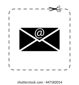 email  - black vector icon