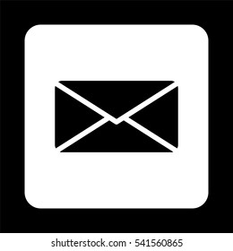 Email -  black vector icon