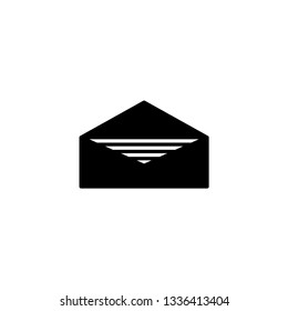 email black and white icon