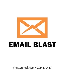 Email Blast Logo Vector. Mail Vector