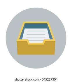 
Email Box Colored Vector Illustration

