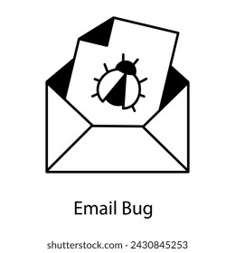 El icono de la línea de errores de correo electrónico está disponible para uso premium