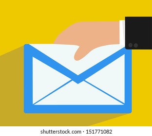 email from business man