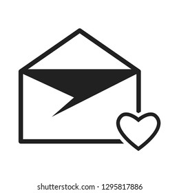 email button icon vector