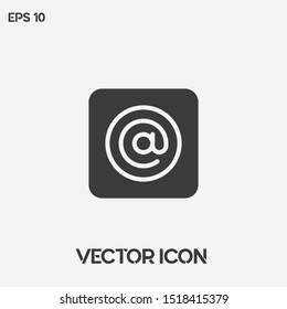 Email button vector icon illustration. Ui/Ux. Premium quality.