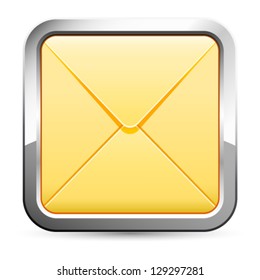 e-mail button - vector illustration
