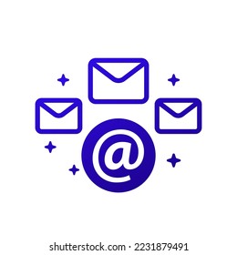 email campaign icon for apps and web