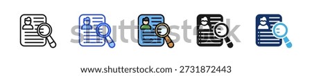 Email Campaign Icon Collection With Multiple Styles