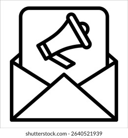 Email Campaign Icon Element For Design