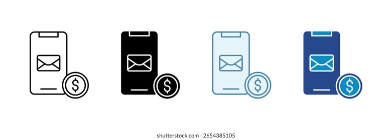 Conjunto de Ícones da Campanha de Email - Coleção de Vários Estilos