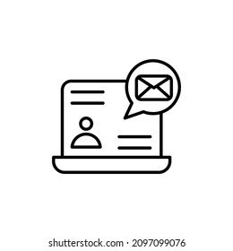 Email Campaign Icon In Vector. Logotype