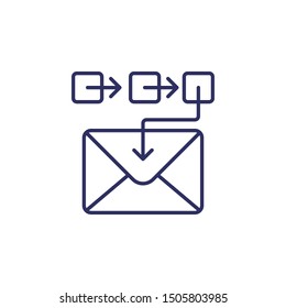  Email Campaigns vector border icon 
