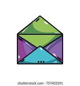 e-mail card with text information message
