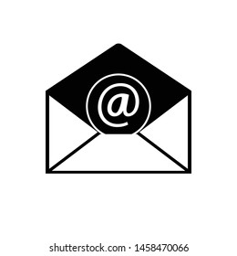 Email Circular Button Icon Vector Design Symbol Illustration