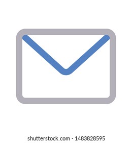email colour line vector icon