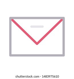 email colour line vector icon