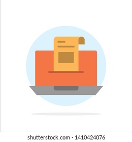 Email, Communication, Emails, Envelope, Letter, Mail, Message Abstract Circle Background Flat color Icon