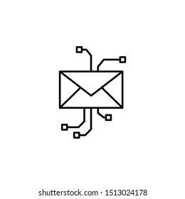 Email, communication icon. Element of communication thin line icon