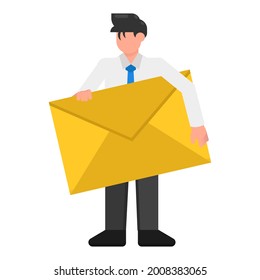 email communication message icon illustration vector graphic