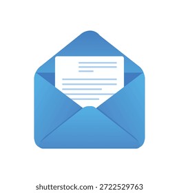 Conjunto de íconos de comunicación y mensajería por correo electrónico con sobre de correo, bandeja de entrada y envío de símbolos en estilo de Vector de contorno.